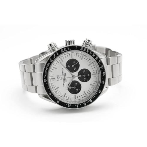 [HYAKUICHI 101] No.12 Hyakuichi Diver's Chronograph Watch, Men's, No Date, White Panda