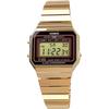[CaSio] CaSio Digital Watch Vintage SerieS A700wg 9a Men S woMen S Gold overSeaS Model [parallel Imported Product] Gold A700wg 9a