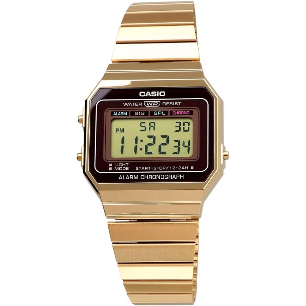 [CaSio] CaSio Digital Watch Vintage SerieS A700wg 9a Men S woMen S Gold overSeaS Model [parallel Imported Product] Gold A700wg 9a