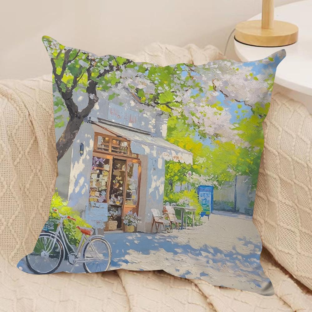 Nordic Modern Leisure INS Cushion Cover Silky Short Plush Invisible Zipper Dustproof Sofa Pillow Case For Home Decor