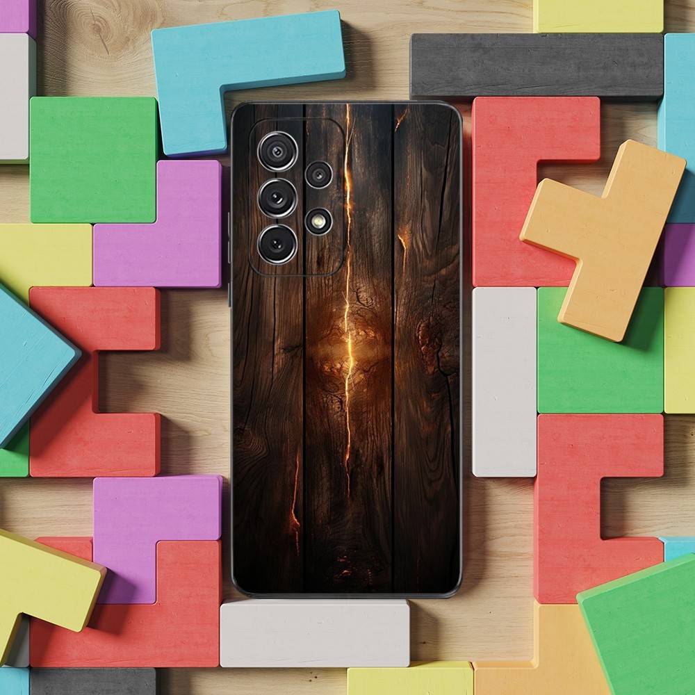 Natural Wood Pattern Phone Case For Samsung S22,S21,S20,S10,S9,S25,S24,S23,Ultra,FE,Plus,Lite,Soft Silicone Black