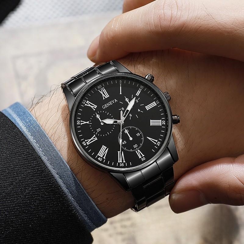 Casual Mens Quartz Watch With Analog And Digital Display For Business And Daily Use
