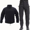 Ensemble pantalon veste softshell X7-511 automne et hiver imperméable et résistant à l'usure polaire sports de plein air chaud tactique outillage homme