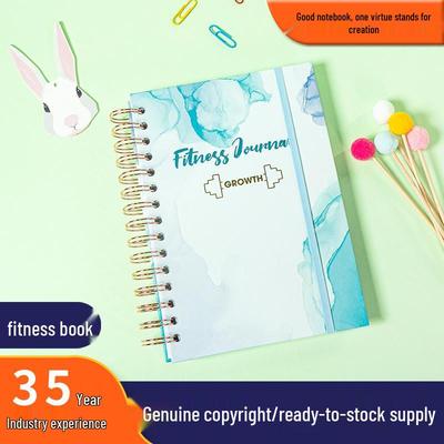Cross-Border Fitness Planner: A5 Coil Notebook for Daily & Monthly Check-Ins