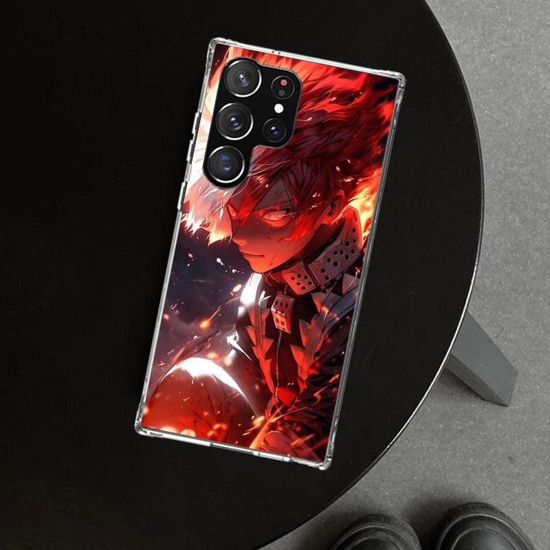 Todoroki Shoto MHA My Hero Phone Case Cover for Samsung Galaxy S26 S25 Edge S24 S23 Ultra S22 Plus S21 FE S20 + Art Customized F