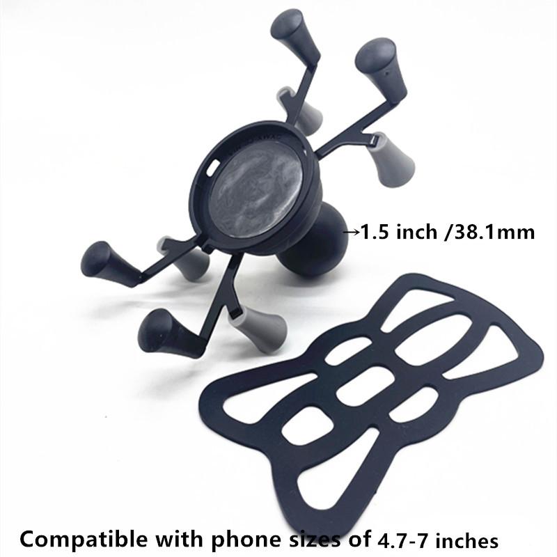 Phone Holder Adapter with 1"or 1.5"inch ball for Apple 15W MagSafe for ram  Mounts X-Grip