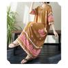 DIMANAF New 2026 Women Plus Size Summer Beach Lady Long Dress Sundress Loose Oversize Maxi Floral Print Clothing