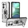 KEYSION Shockproof Armor Case for Redmi A5 4G Soft Silicone+PC Upright Metal Ring Stand Phone Back Cover for Xiaomi POCO C71