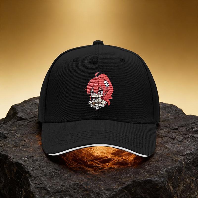 Redhead Cartoon Anime Character Hat Unisex Printed Baseball Cap Sandwich Duckbill Cap Sports Hat Suitable for Daily Commute And