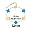 13MM Titanium Steel Four-leaf Clover Bracelet Small Fresh Fashion Petals 18K Does Not Lose Color Ladies Bracelet