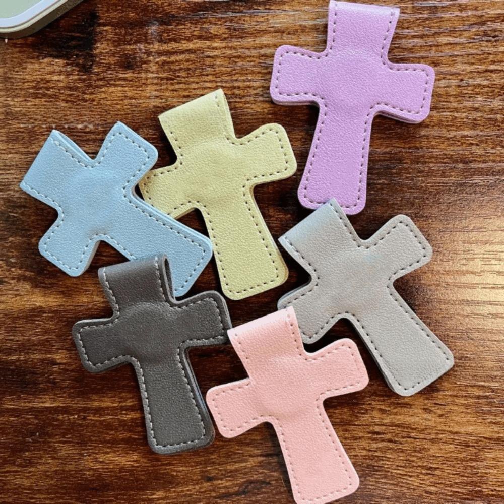 Zweiseitige Lesezeichen Leder Seitenklammern Neues Magnetisches Lesezeichen für die Bibel Lesezubehör