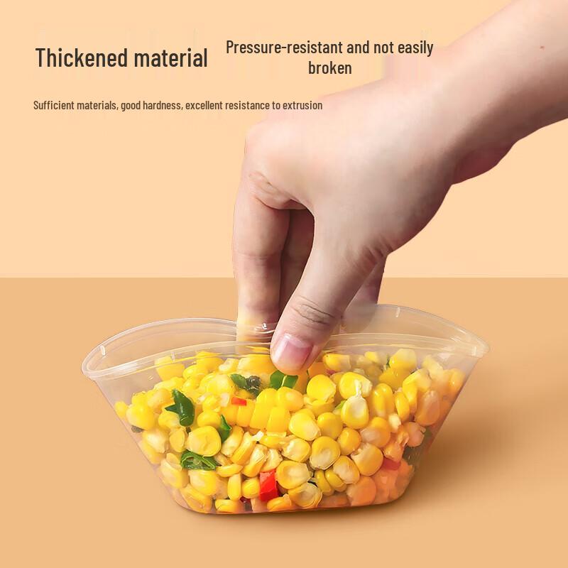 Sigeel 750ml Round Disposable Plastic Takeaway Food Containers