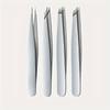 4pcs/Set Professional Tweezers Set - Perfect For Eyebrow Hair Removal, Splinter & Ingrown Hair Removal & More