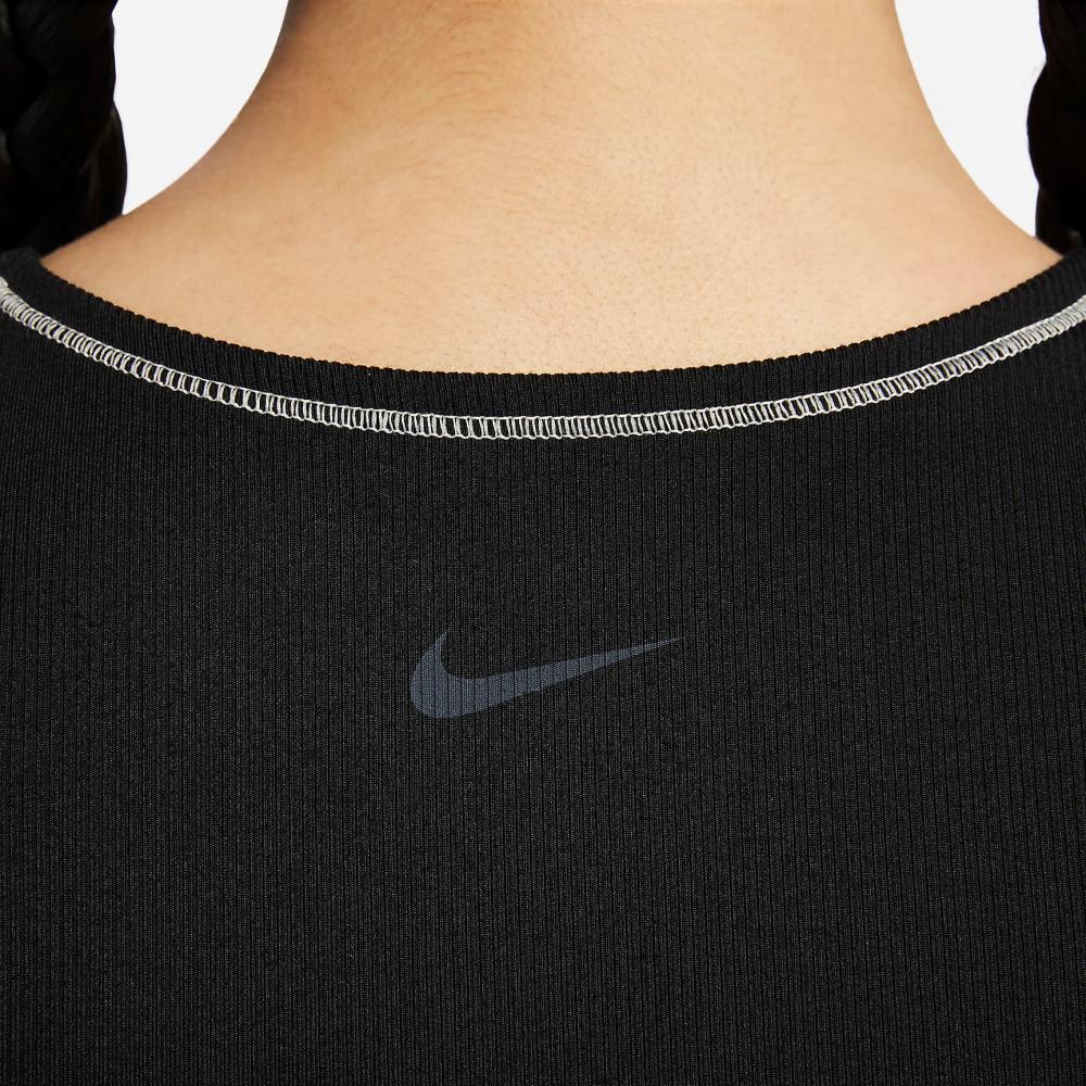 Nike Soft And Comfortable Pullover Casual Vest Women Tops Black Light-Orewood-Brown FN3078-010