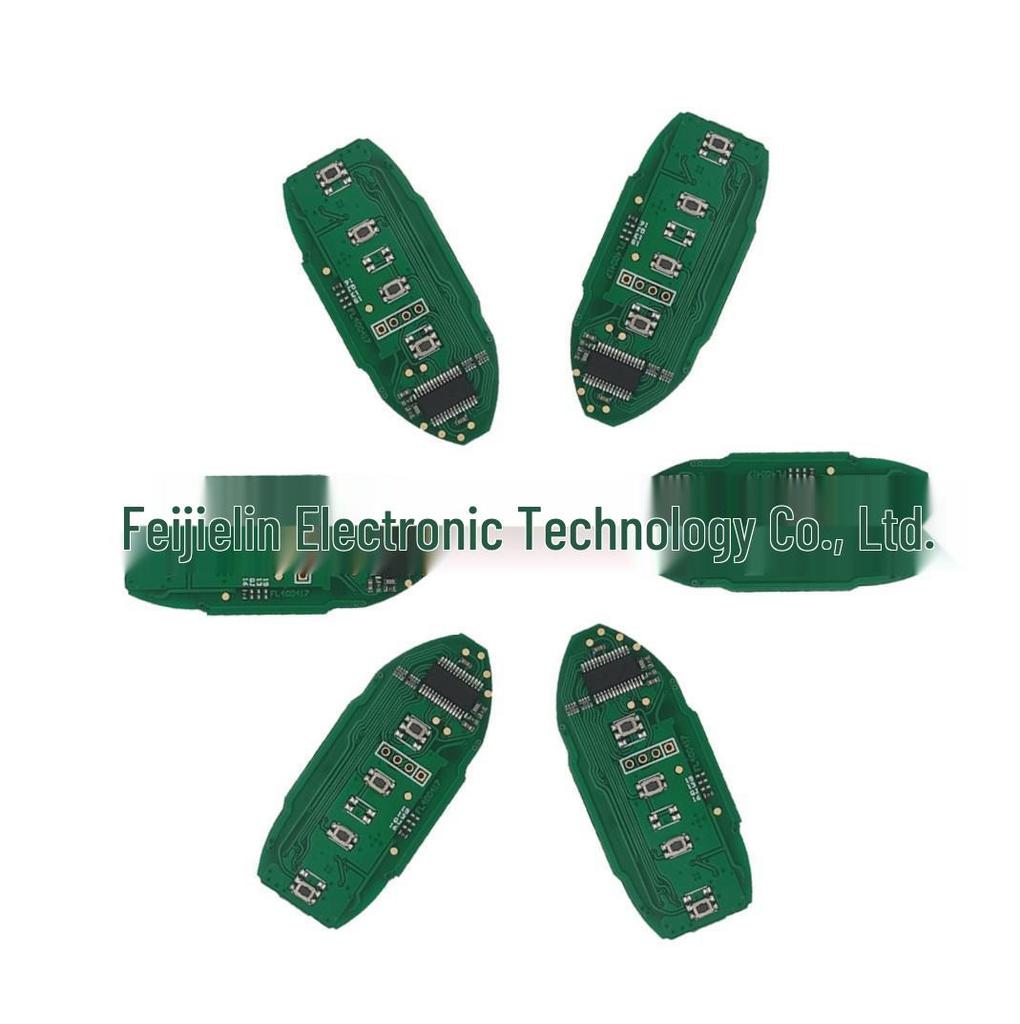 16 Teana Smart Board Key Fob with 3+1 Buttons and 433 4A Chip