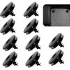 10 PCS Car Mat Retainers, Anti-Slip Nylon Floor Mat Clip, Car Mat Buckle for Fastening Car Carpet, Vehicle Carpet Clamps, Automotive Interior