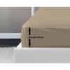LOVELY HOME Fitted Sheet 100% Cotton 140x190x30 Cm Beige