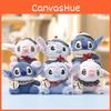 Stitch Plush Toy Keychain With Scarf And Trench Coat Design For Kids And Collectors