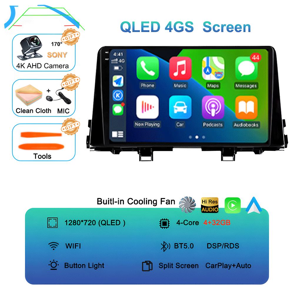 

Автомобильный радиоприемник Android 14 Carplay Auto 2K экран мультимедийный видеоплеер для Kia Morning 3 Picanto 2020 2021 2 din автомагнитола стерео