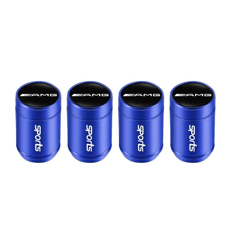 

For Mercedes Benz Car Accessories 4Pcs Tire Valve Waterproof Dustproof Cap Cover For Mercedes Benz AMG W203 W206 W220 W205 W211