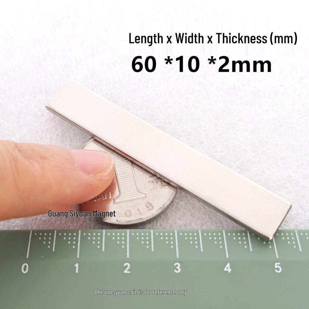 N52 Super Strong Neodymium Iron Boron Magnet, Rectangular 25x30x100mm, Permanent Magnetic Steel Sheet.