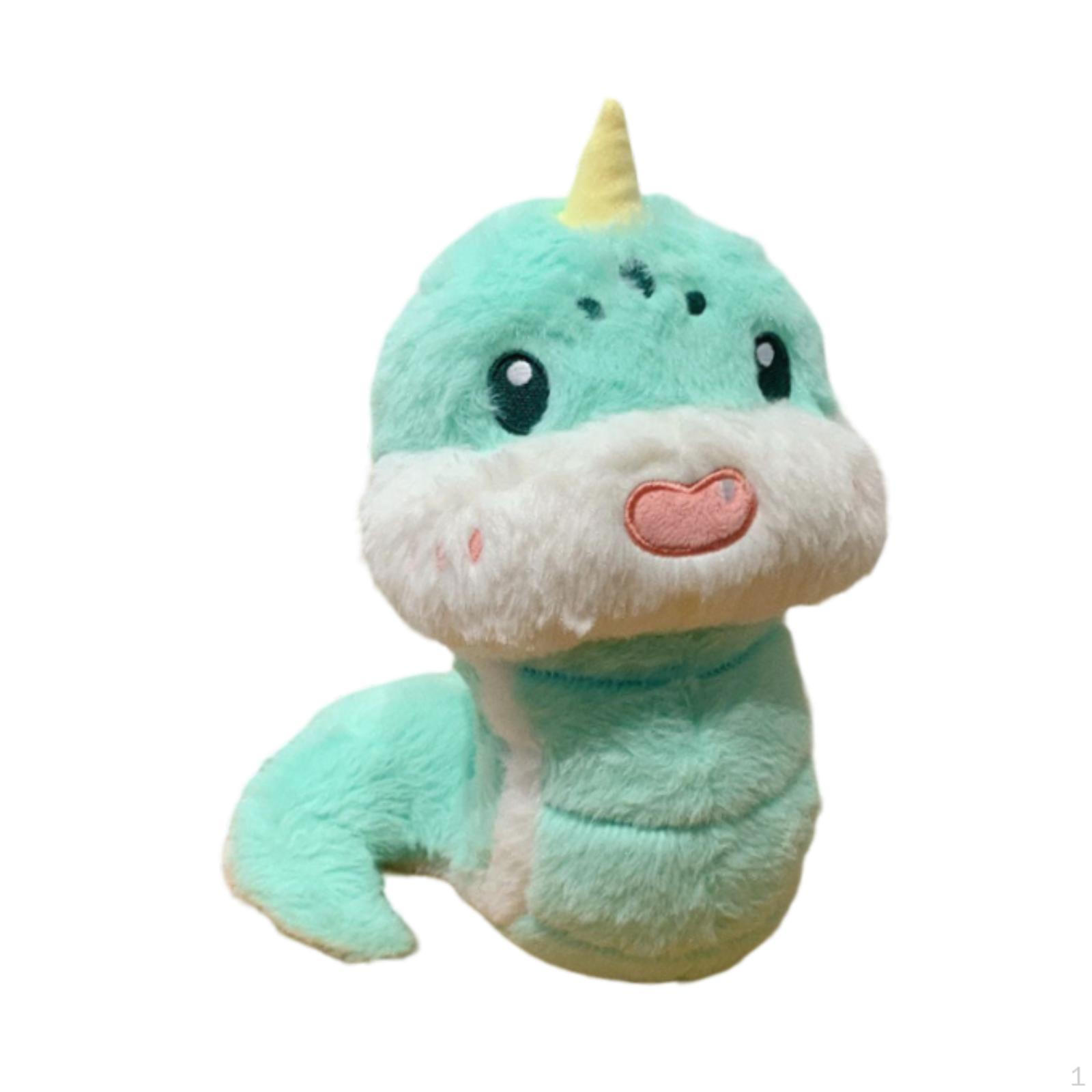 

Чучело змеи Lucky Snake для фотосъемки, милая детская плюшевая игрушка для украшения стола зелёный