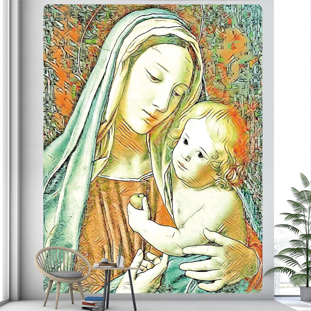 Jesus Christ mural home decoration tapestry Hippie Bohemian decoration sheet sofa blanket wall decoration yoga mat