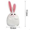 Bunny Bank, Ceramic Figure for Saving Money, Small Sculpture Kids And Adults
