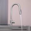 TLXT Gunmetal Grey Pull-Out Kitchen Faucet