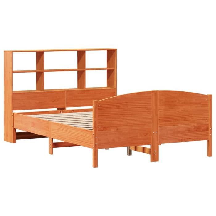 VidaXL Bunk Bed Without Mattress Wax Brown 120x200 Cm Solid Pine 3323109