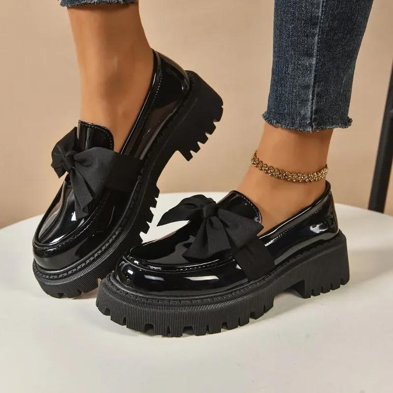 2025 Brand Ladies Shoes Slip-on Women's High Heels Fashion Butterfly-knot Outdoor Casual Plus Size Best Seller Shoes for Women