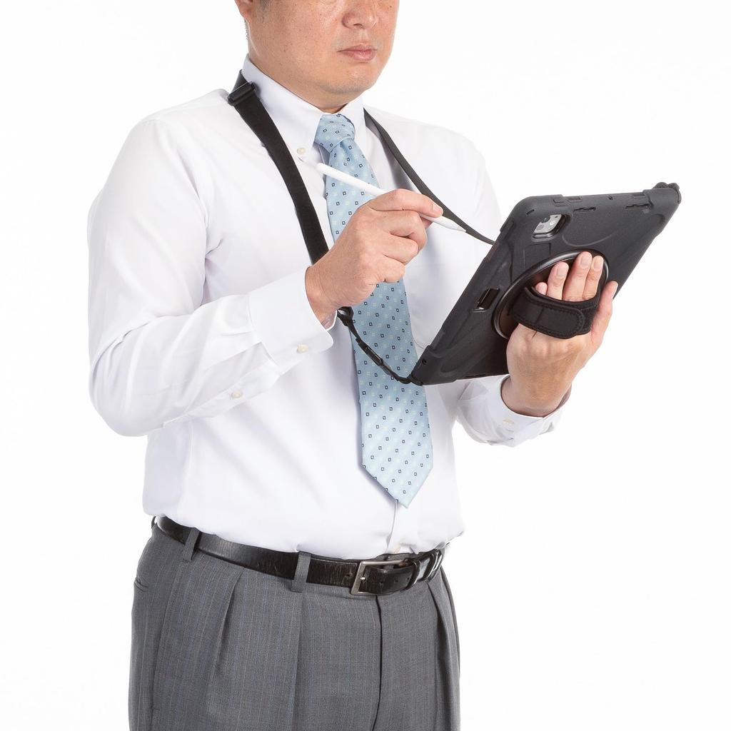 SANWA SUPPLY Shockproof Case for iPad Pro PDA-IPAD1717BK3 11-inch (M4/2024)