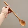 Long Wooden Stirring Spoon Natural Wood Soup Tableware Cooking Honey Coffee Spoon Mixing Spoon