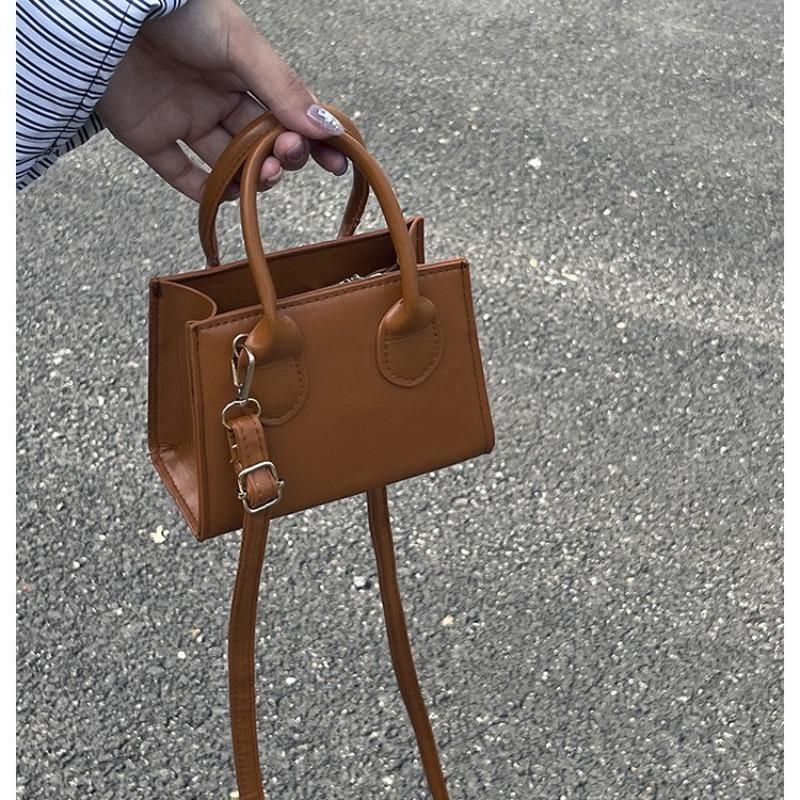 Summer New Crossbody Mini Square Bag Simple Retro Fashion Niche Women's Shoulder Handbag
