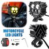 Motorcycle Ultra Bright LED Front Headlight External Modification 12v 60 Strong Light Lens Paving Spotlight Universal