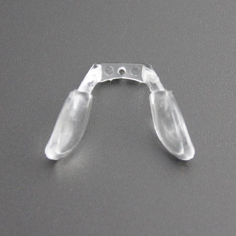 Children's One-Piece U-Shaped Silicone Nose Pads for Glasses Screw-Type Bridge Support