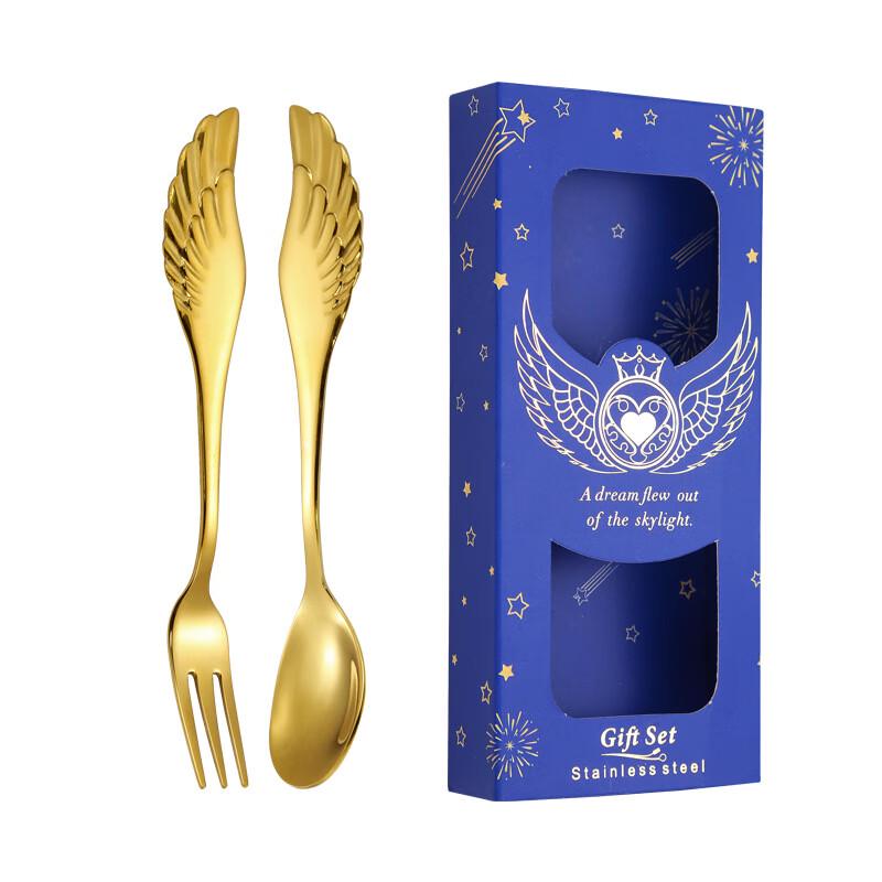 Креативный набор десертных ложек и вилок для фруктов ZISIZ