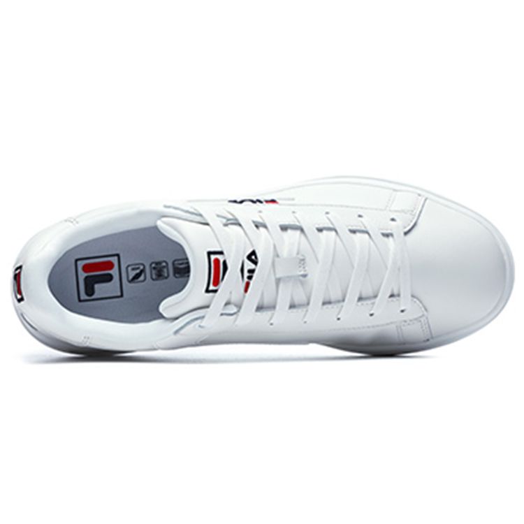 FILA Heritage-FHT Casual Shock Absorbing Durable Low-Top Skate Shoes Men sneakers FILA-White F12M141222FWT
