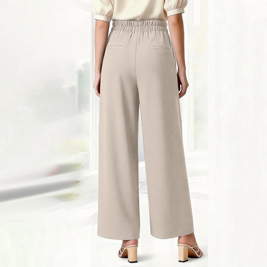 Women's Soft And Flowing High-Waisted Pants