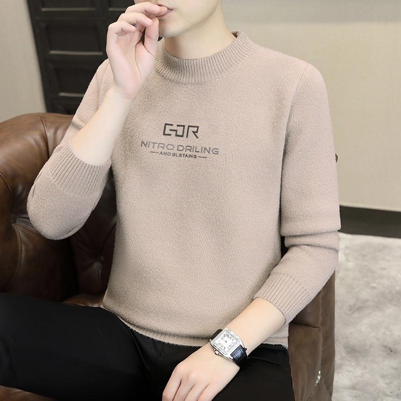 Hot Hot Autumn and Winter New Casual Crew Neck Sweater Bottom Knit Plus Size Loose Sweater