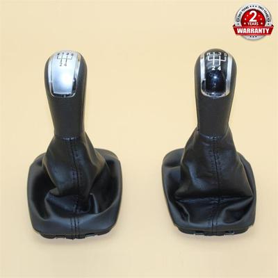 5 Speed Car Gear Shift Knob Leather Boot 6Y0711113H For Skoda Fabia MK1 2000 2001 2002 2003 2004 2005 2006 2007 2008 Car-Styling