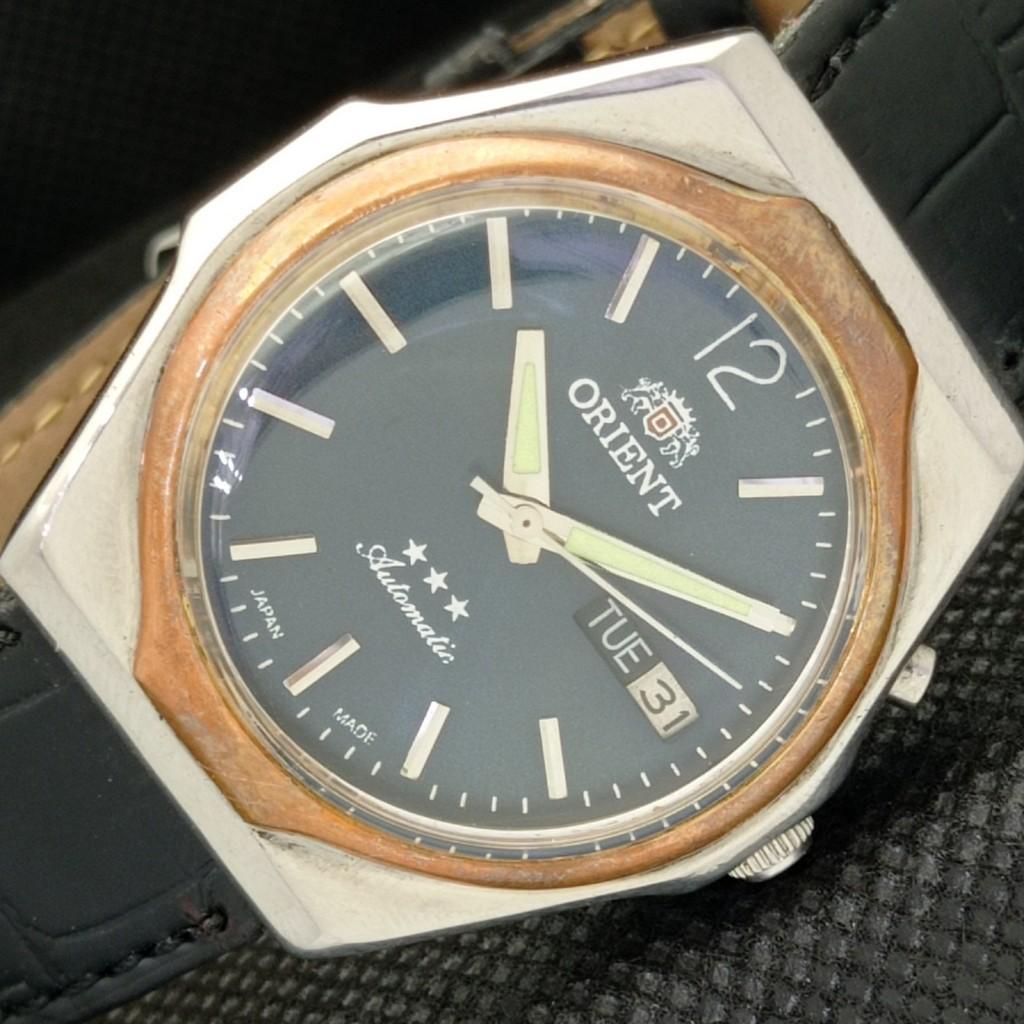 

Б/У ORIENT AUTOMATIC 46941 ЯПОНИЯ МУЖСКИЕ ЧАСЫ a312565-1 Sku595b-a312565