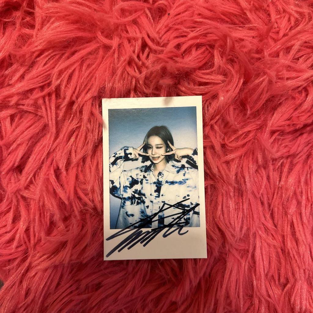 [USED] Aespa ESPA Kms Trading Card China Chinese Winter Instax