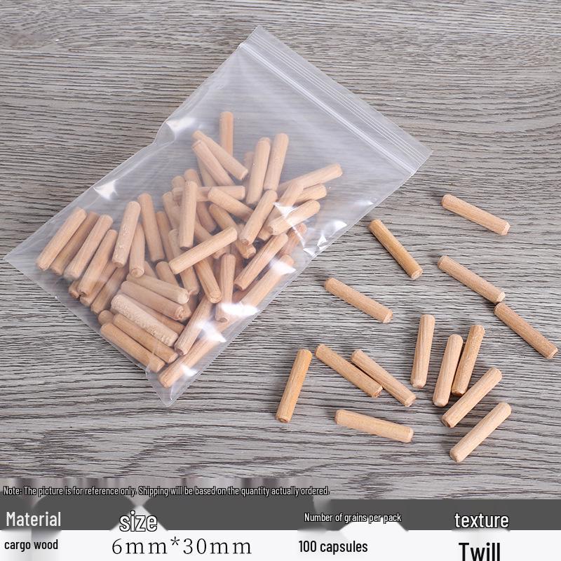 Straight & Oblique Grain Wood Dowels, Plugs, Tenons, Wedges, and Board Connectors for Furniture & Cabinets