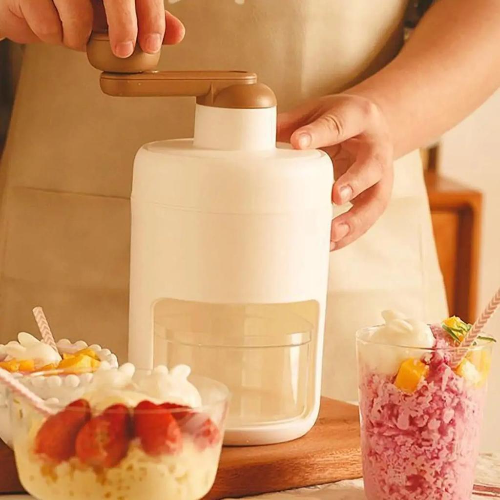 1pc-Small Manual Ice Crushers Household Hand-Cranked Shaved Ice Machine Hail Ice Breaking Artifact Hand-Cranked Smoothie Maker