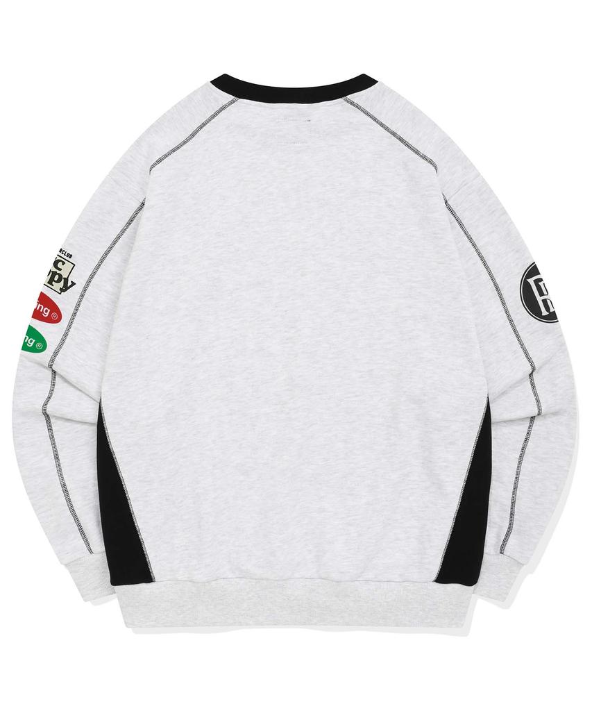 RETRIEVER CLUB Howling Soccer Crewneck [Melange Gray]