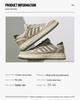 2023 Übergröße Herren-Sneakers: Echtes Leder im Hongkong-Stil, Weißes Sportschuhe mit dicker Sohle für Frühling/Sommer