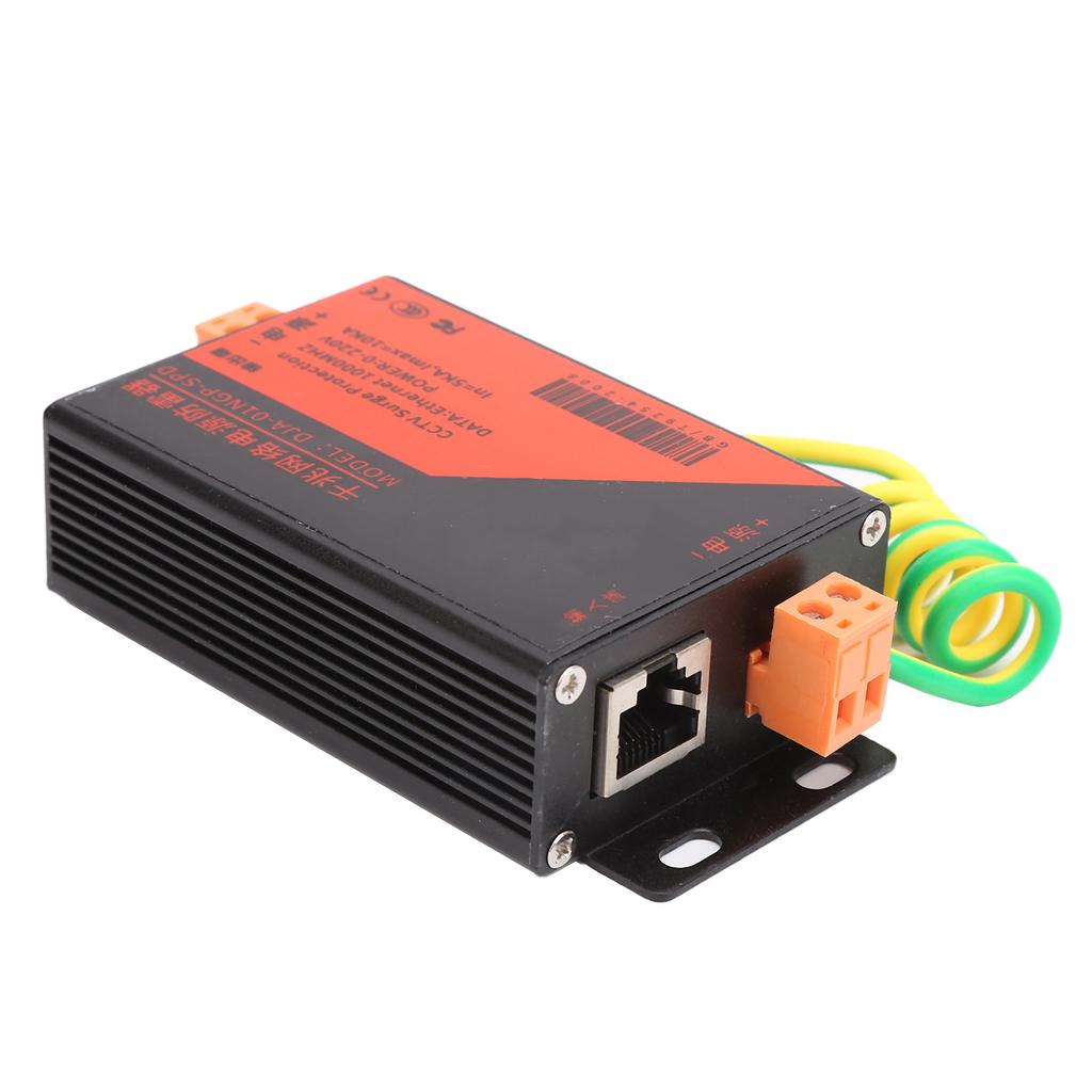 CCTV System Surge Suppressor POE Arrester Protector Gigabit Network Power Protection