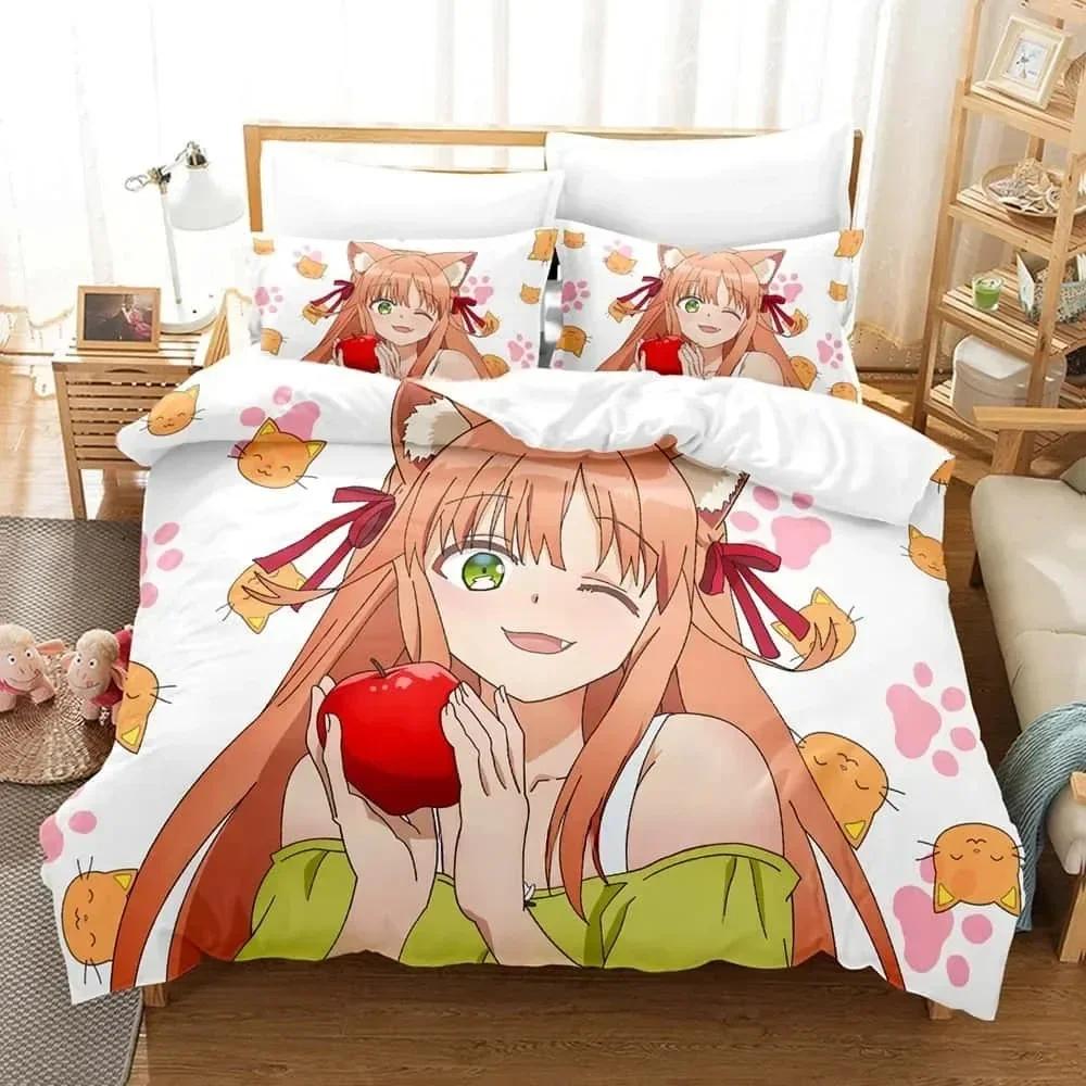 Comforter New 3D Anime Bed Beast Tamer Bedding Set Single Twin Full Queen King Size Bed Set Adult Kid Bedroom S