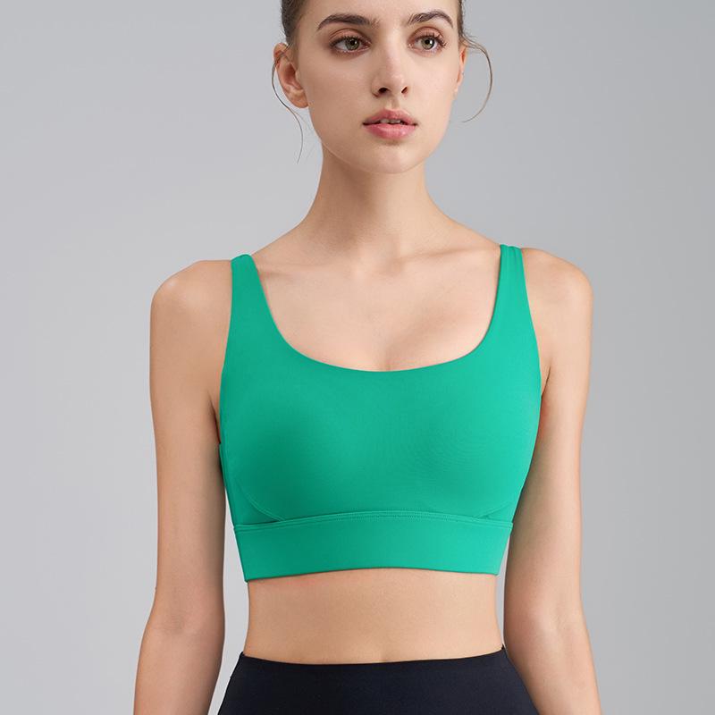 

Women s High-Support Sports Bra - Beautiful Back Design for Running, Fitness, and Yoga L